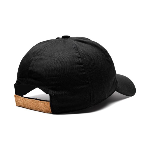 Cap Up9Lisbon - Men - Black with black embroidery made of cork